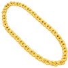 14.5MM Diamond-Cut Infinity Link Chain in yellow gold