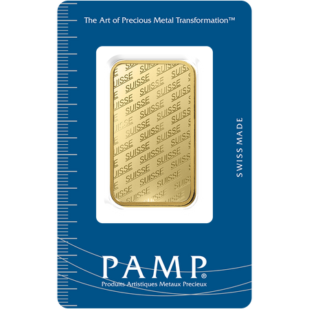 1 Oz Gold Bar - PAMP Suisse