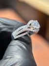 Twisted Pavé Solitaire Engagement Ring — original photograph 1