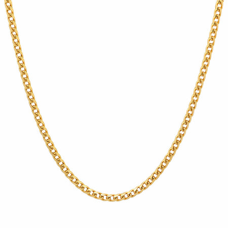 3.5MM Solid Plain Franco Chain