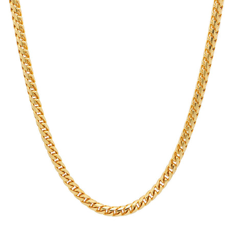 4MM Solid Plain Franco Chain
