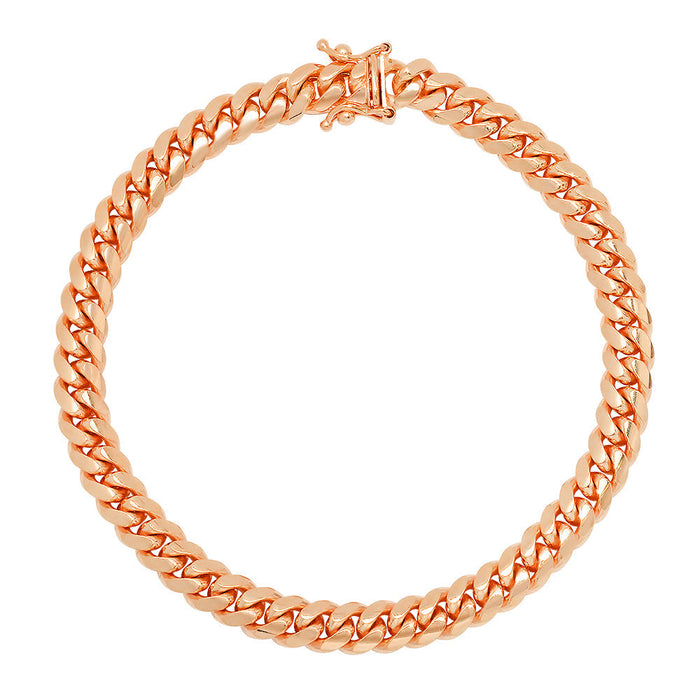 6MM Solid Miami Cuban Link Bracelet