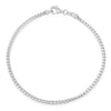 2.5MM Solid Plain Franco Bracelet