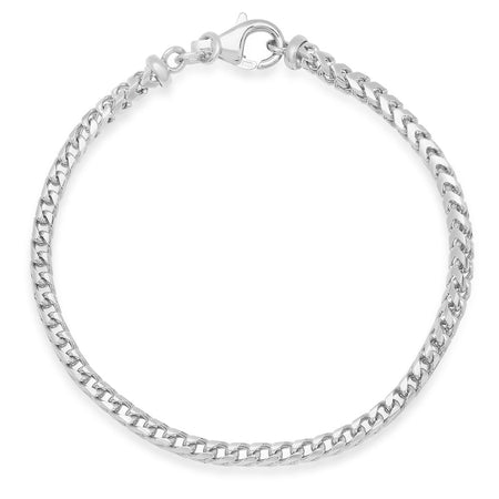 3MM Solid Plain Franco Bracelet