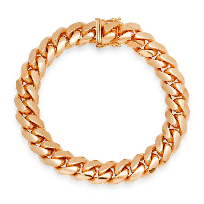 11.5MM Solid Miami Cuban Link Bracelet
