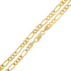 4MM Solid Plain Figaro Chain