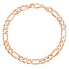 7MM Solid Figaro Bracelet