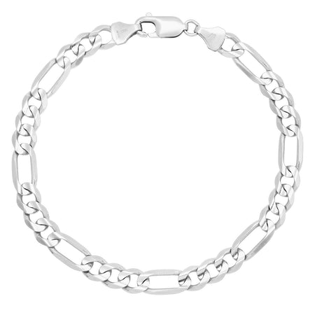 6.2MM Solid Figaro Bracelet
