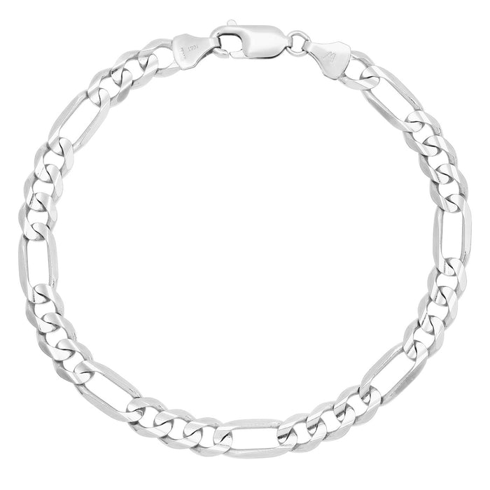 6.2MM Solid Figaro Bracelet