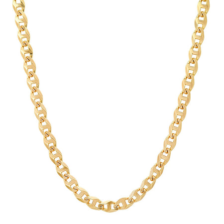 6MM Solid Diamond-Cut Mariner Chain