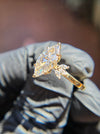 Marquise Fan Accent Engagement Ring — original photograph 3
