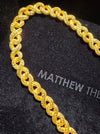 14.5MM Diamond-Cut Infinity Link Chain