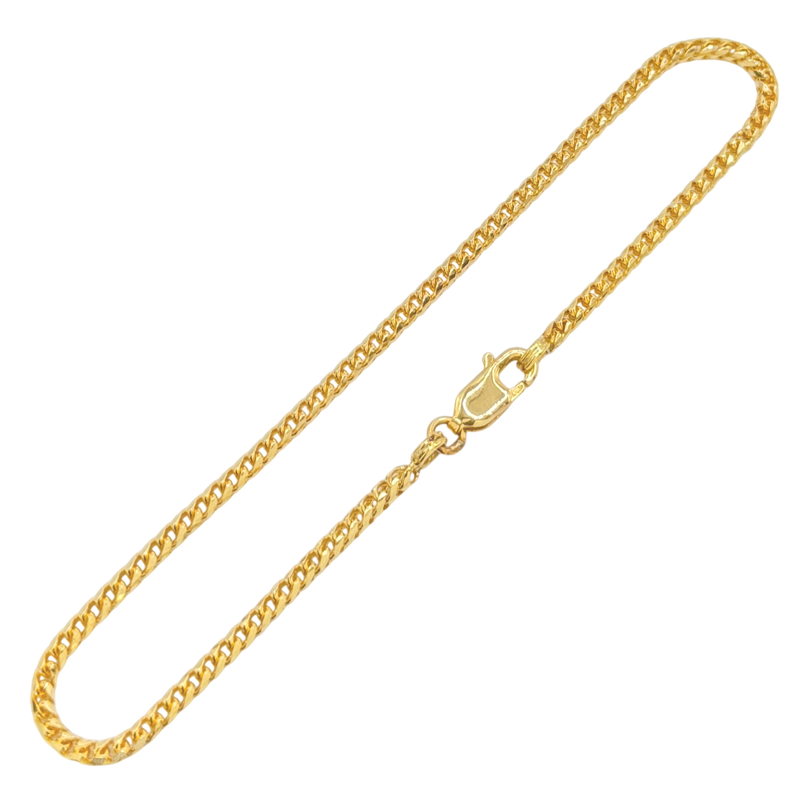 2MM Diamond Cut Franco Bracelet