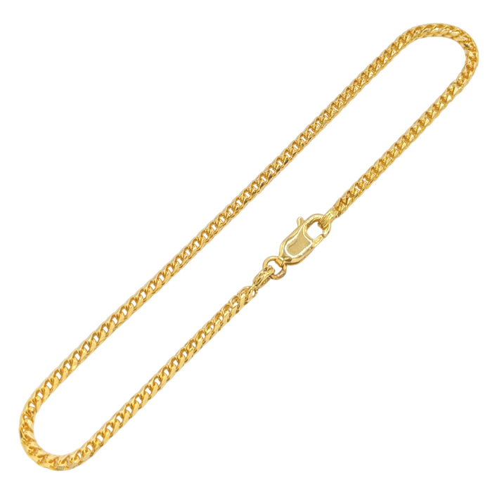 2MM Diamond Cut Franco Bracelet