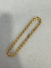 Original photograph of the 3.5MM Anchor Link Bracelet in yellow gold