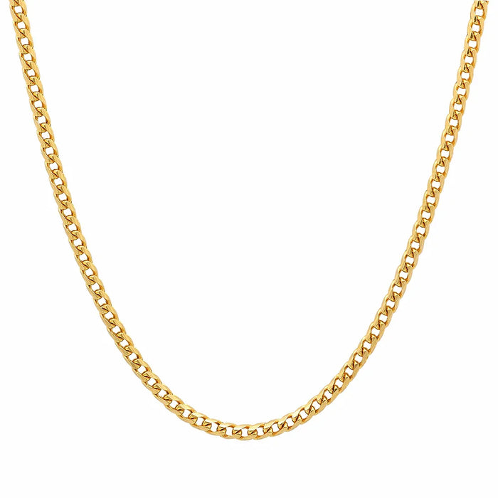 3.5MM Solid Diamond-Cut Franco Chain