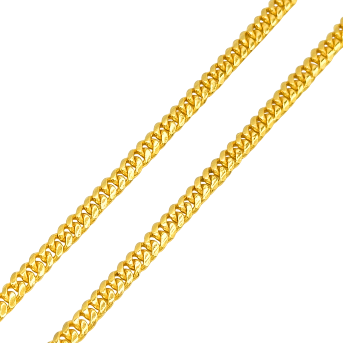 24K Yellow Gold Miami Cuban Link Chain - Main Image