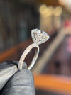 Pavé Basket Solitaire Engagement Ring — original photograph 2