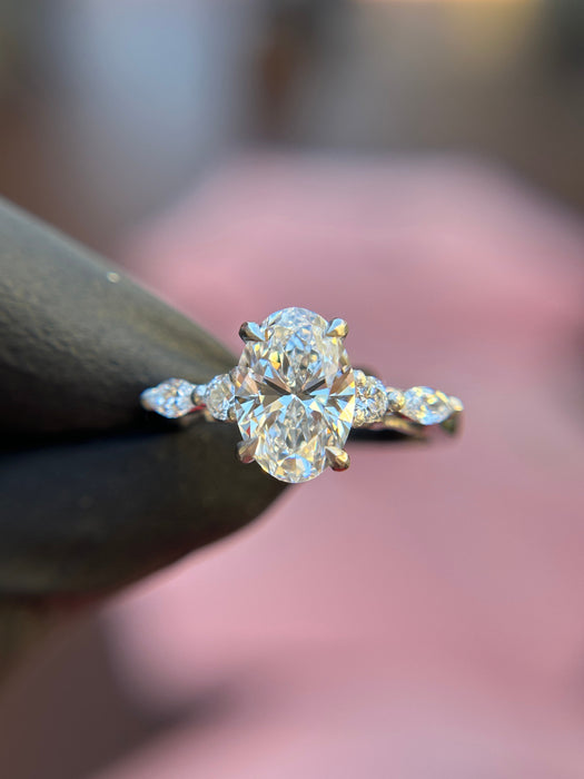 Vintage Filigree Engagement Ring — original photograph 4
