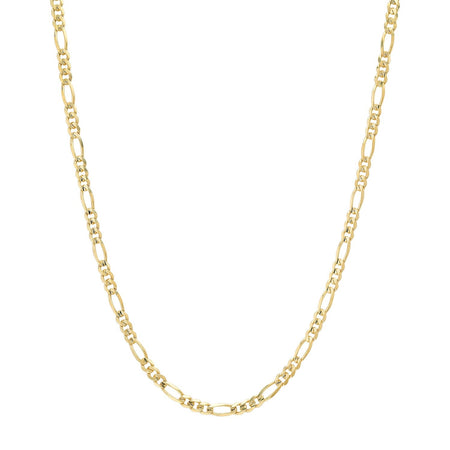 3.2MM Solid Plain Figaro Chain