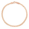 3MM Solid Diamond-Cut Mariner Bracelet
