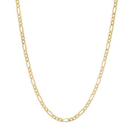 2.2MM Solid Plain Figaro Chain