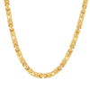 4.5MM Solid Byzantine Chain in yellow gold, product view 1