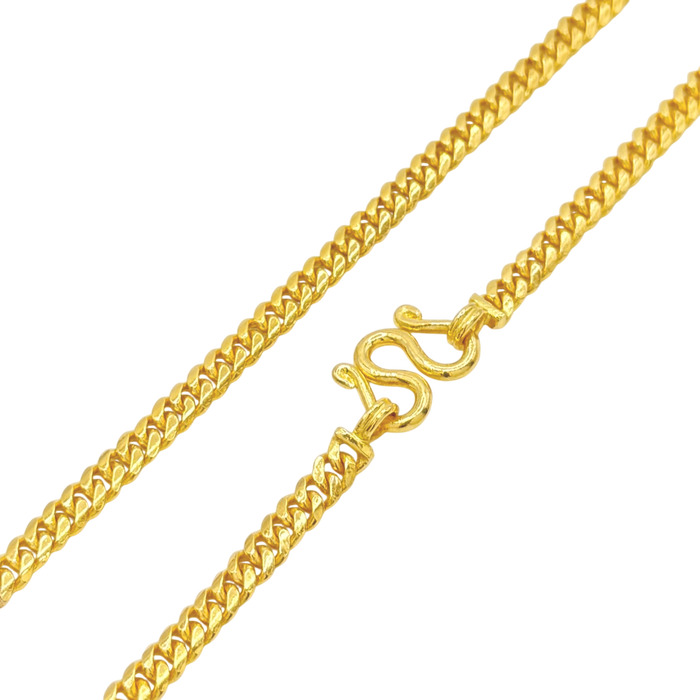 24K Yellow Gold 4.5MM Miami Cuban Link Chain