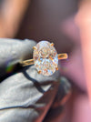Hidden Halo Basket Solitaire Engagement Ring — original photograph 2