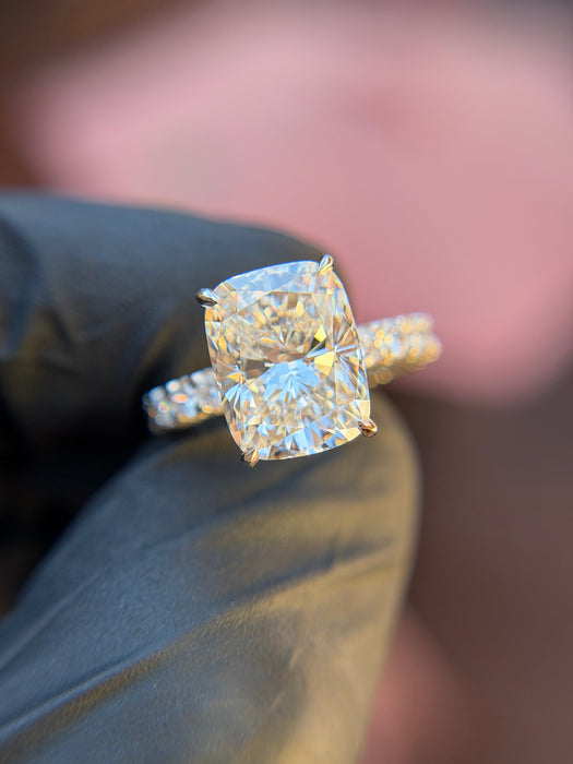 U-Shaped Eternity Engagement Ring — original photograph 3