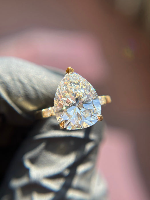 Accent Solitaire Engagement Ring — original photograph 2