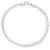 4.5MM Solid Diamond-Cut Mariner Bracelet