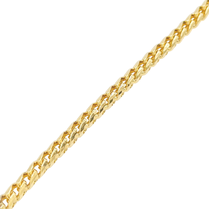 3MM Diamond Cut Franco Bracelet