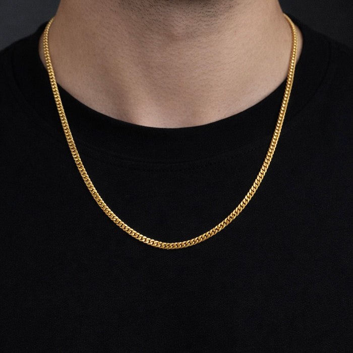 24K Yellow Gold 6MM Miami Cuban Link Chain