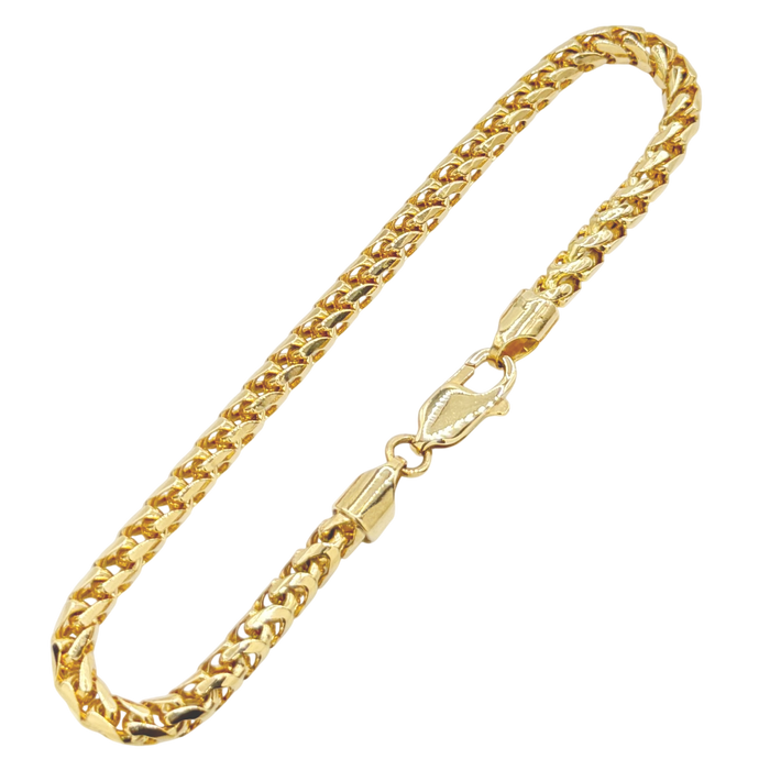 4MM Diamond Cut Franco Bracelet