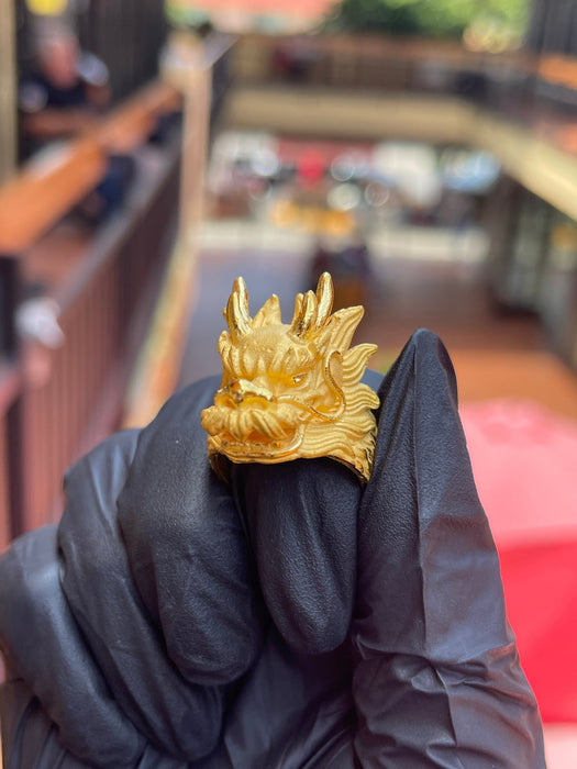 Prosperous Dragon Head Ring — original photograph 1