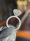 Pavé Basket Solitaire Engagement Ring — original photograph 1