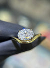 Open Bypass Solitare Engagement Ring — original photograph 3
