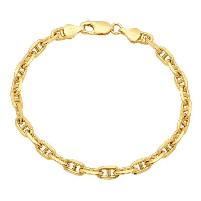 5MM Solid Alternating Mariner Bracelet original photo 1