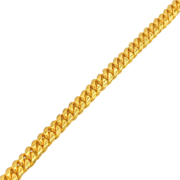 24K Yellow Gold 5MM Miami Cuban Bracelet