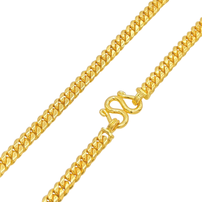 24K Yellow Gold 5MM Miami Cuban Link Chain
