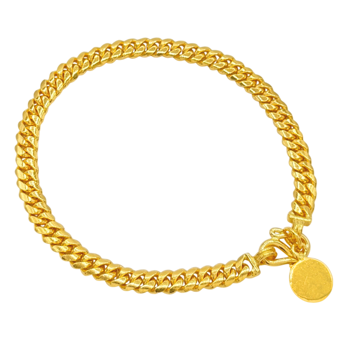 24K Yellow Gold 5MM Miami Cuban Bracelet