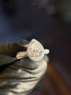 Cathedral Pavé Halo Engagement Ring — original photograph 2