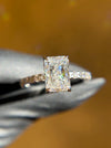 French Pavé Hidden Halo Engagement Ring — original photograph 2