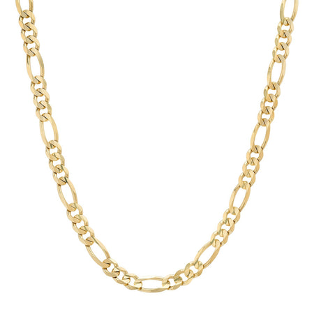 6MM Solid Plain Figaro Chain