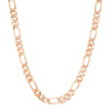 7.5MM Solid Plain Figaro Chain
