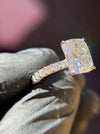 U-Shaped Eternity Engagement Ring — original photograph 4