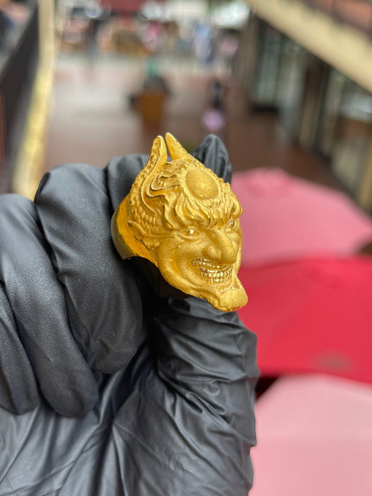 Japanese Oni Mask Ring — original photograph 2