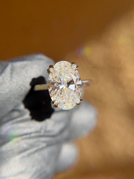Cathedral Basket Solitaire Engagement Ring — original photograph 3