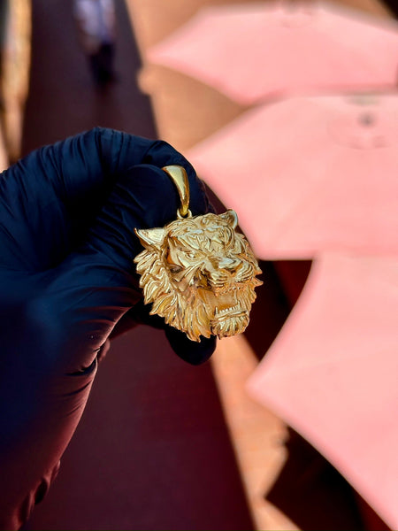 Tiger Face Pendant